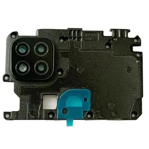 Скло камери Xiaomi Redmi 9C, Redmi 9C NFC, Poco C3 (чорне з рамкою)