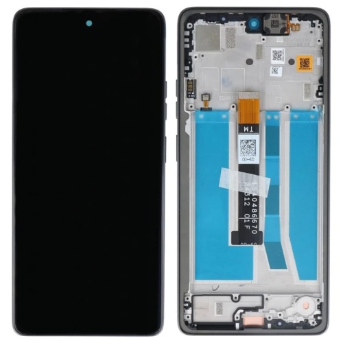 Дисплей Motorola Moto G75 XT2437 з тачскріном (оригинал 100% Service Pack з сірою рамкою)