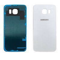 Задняя крышка Samsung G920F Galaxy S6, оригинал (Китай) (белая)