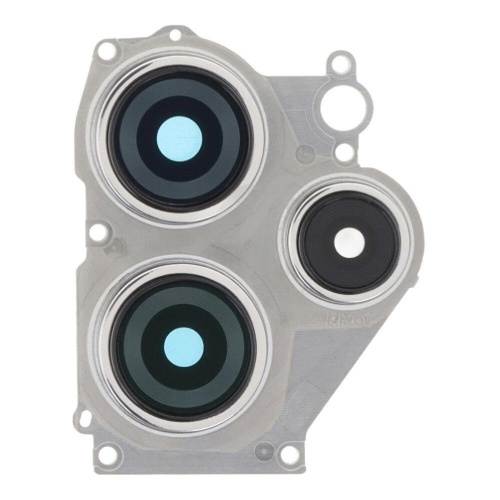 Скло камери Xiaomi Redmi 12 (зі сріблястою рамкою)