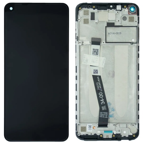 Дисплей Xiaomi Redmi Note 9, Redmi 10X з тачскріном (оригінал 100% Service Pack з рамкою)