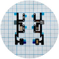 Шлейф Apple iPad Pro 9.7 2016 с кнопками громкости и микрофоном (оригинал Китай)