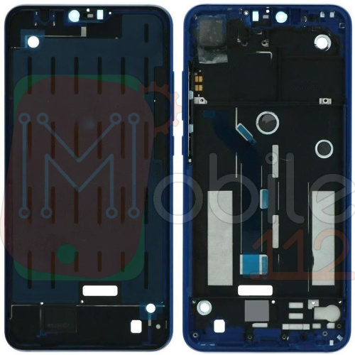 Рамка дисплея Xiaomi Mi 8 Lite  (синя)