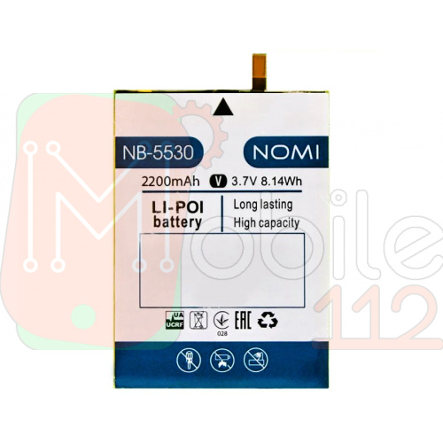 Акумулятор Nomi NB-5530 i5530 Space X оригінал Китай 2300 mAh Розпродаж