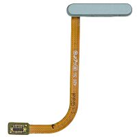 Шлейф Samsung Galaxy A26 A266E с кнопкой включения и сканером отпечатка пальца (AAA зеленый)