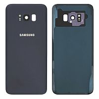 Задняя крышка Samsung Galaxy S8 Plus G955F (серая оригинал Китай со стеклом камеры)