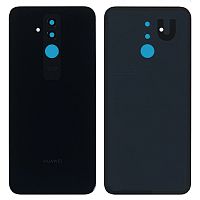 Задняя крышка Huawei Mate 20 lite SNE-LX1 (черная оригинал Китай со стеклом камеры)