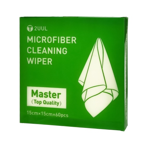 Серветка із мікрофібри 2UUL для очищення поверхонь перед склеюванням дисплейного модуля (60 шт) 15 x 15 см фото 3