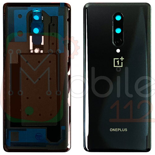 Задняя крышка OnePlus 8 (черная Original New со стеклом камеры)