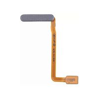 Шлейф Samsung M356 Galaxy M35 з кнопкою включення та сканером відбитка пальця (AAA сірий)