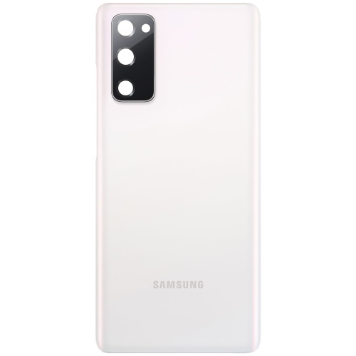 Задня кришка Samsung Galaxy S20 FE G780F (біла оригінал Китай зі склом камери)