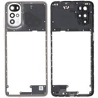 Рамка корпуса Motorola Moto G22 XT2231-2 (белая со стеклом камеры)