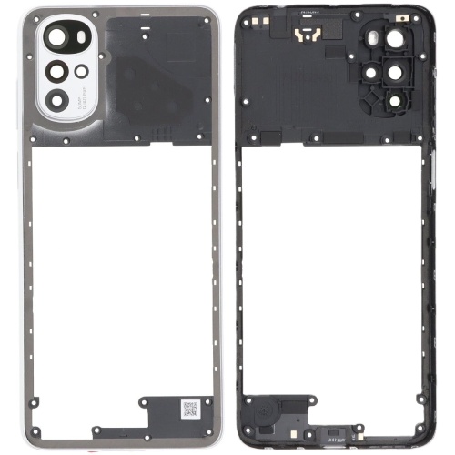 Рамка корпусу Motorola Moto G22 XT2231-2 (біла зі склом камери) Рамка корпусу Motorola Moto G22 XT2231-2 (біла зі склом камери)