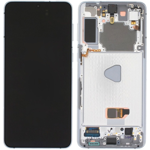 Дисплей Samsung Galaxy S21 5G G991B з тачскріном (OLED із сріблястою рамкою)