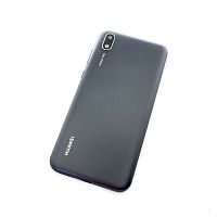 Задня кришка Huawei Y5 2019 AMN-LX9 (чорна, Midnight Black оригінал Китай зі склом камери)