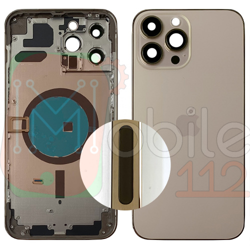 Корпус Apple iPhone 13 Pro Max (золотистий оригінал Китай US)