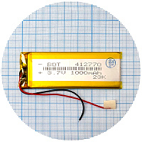 Акумулятор універсальний 412770 72 х 27 х 4 мм 1000 mAh 3.7V