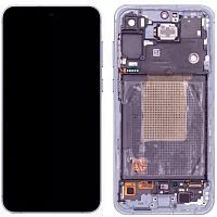 Дисплей Samsung Galaxy A55 5G A556 з тачскріном (оригінал OEM SP з фіолетовою рамкою)