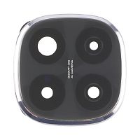 Стекло камеры Xiaomi Redmi Note 14 Pro+ 5G (с серебристой рамкой)