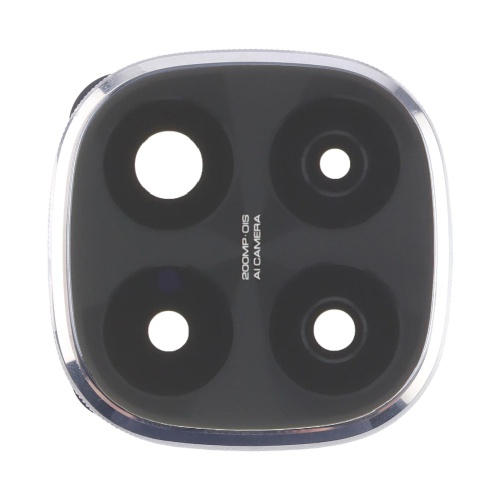 Скло камери Xiaomi Redmi Note 14 Pro+ 5G (зі сріблястою рамкою)