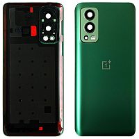 Задня кришка OnePlus Nord 2 5G (зелена Original New зі склом камери)