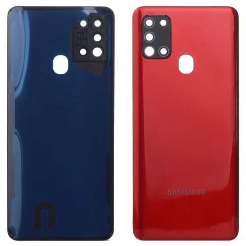 Задняя крышка Samsung Galaxy A21s A217F (красная со стеклом камеры) Задняя крышка Samsung Galaxy A21s A217F (красная со стеклом камеры)