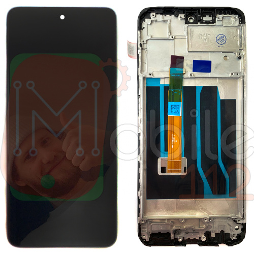 Дисплей Realme C55 RMX3710 з тачскріном і рамкою (AAAA)