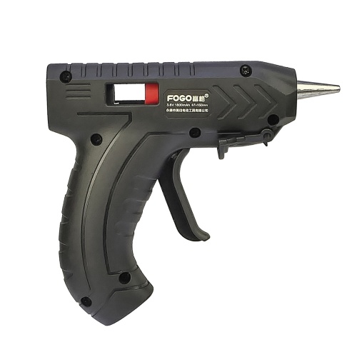 Термоклейовий пістолет Fogo з акумулятором 1800 mAh (15W, сопло d=2mm, клей d=7mm) фото 3