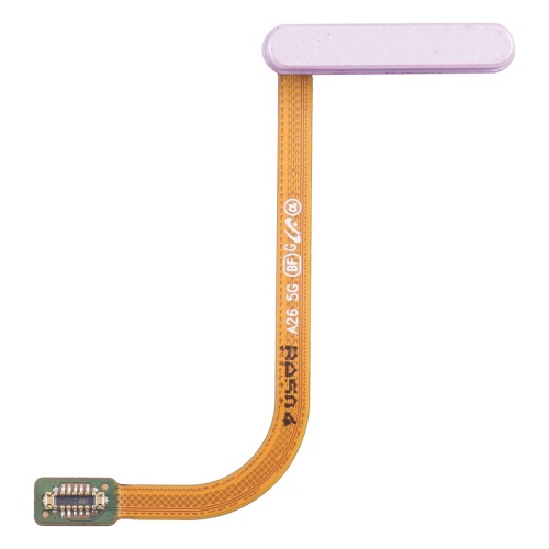 Шлейф Samsung Galaxy A26 A266E с кнопкой включения и сканером отпечатка пальца (розовый оригинал Китай)