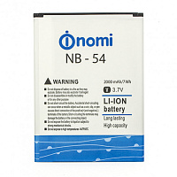 Акумулятор Nomi NB-54, i504 оригінал Китай 2000 mAh