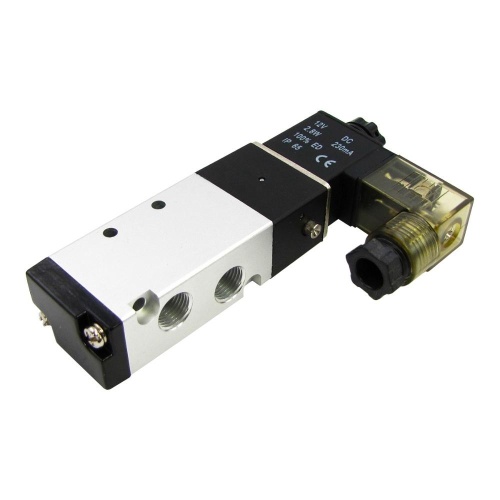 Пневматичний електромагнітний клапан 4V110-06, тиск 0.15-0.8 МПа, DC-12V фото 2