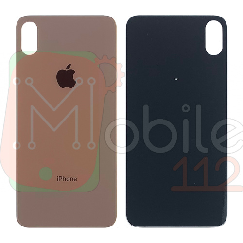 Задня кришка Apple iPhone XS Max (золотиста з великим отвором - уцінка)