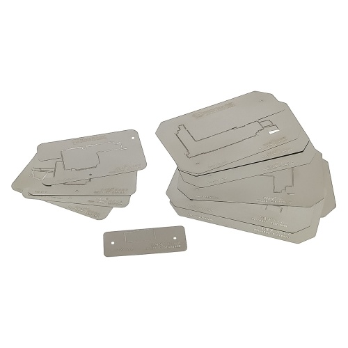 Переднагрівач з РК-дисплеєм Mechanic Heat Kit i14 для ремонту камер і плат, з платформами та трафаретами iPhone X-14 Pro Max фото 8