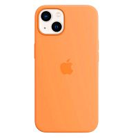 Чехол Silicone case для iPhone 13 оригинал (оранжевый Marigold №7)