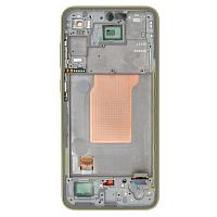 Дисплей Samsung Galaxy A35 5G A356E, Galaxy M35 5G M356B з тачскріном (оригінал OEM SP з жовтою рамкою A35 5G)