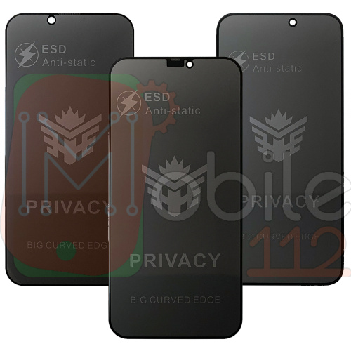Захисне скло Apple iPhone X, iPhone XS, iPhone 11 Pro (ESD Privacy)