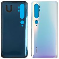 Задня кришка Xiaomi Mi Note 10, Mi Note 10 Pro (біла оригінал Китай)