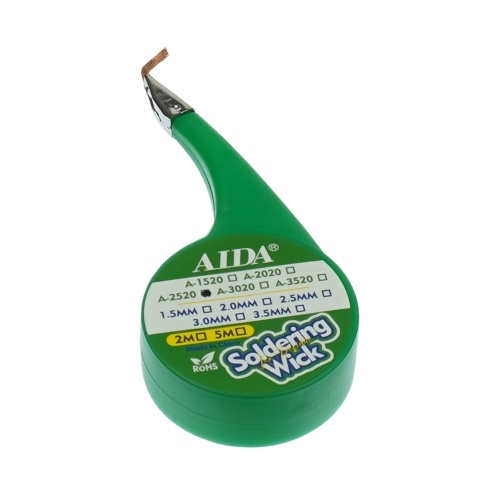Очиститель припоя Aida A-2520 (2.5mm x 2m)