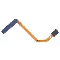 Шлейф Samsung Galaxy M15 5G M156B з кнопкою включення та сканером відбитка пальця (AAA синій)