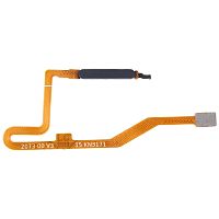 Шлейф Xiaomi Poco X4 GT, Redmi Note 11T Pro, Note 11T Pro+ зі сканером відбитка пальця (чорний оригінал Китай)