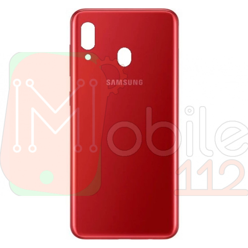 Задня кришка Samsung Galaxy A20 2019 A205F (червона оригінал Китай)