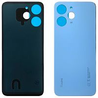 Задняя крышка Xiaomi Redmi 12 (голубая)