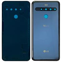 Задня кришка LG V50 ThinQ 5G V500 (чорна оригінал Китай)