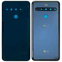 Задня кришка LG V50 ThinQ 5G V500 (чорна оригінал Китай)