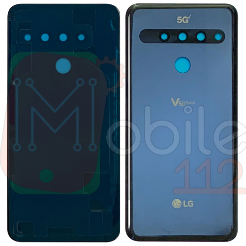 Задняя крышка LG V50 ThinQ 5G V500 (черная оригинал Китай)