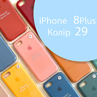 Чохол Silicone case для iPhone 7 Plus, iPhone 8 Plus оригінал (блакитний sky blue №29)