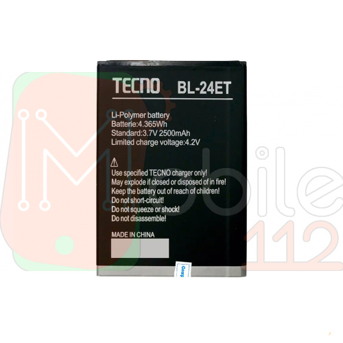 Акумулятор Tecno BL-24ET POP 2F, B1F якість AAA 2500 mAh