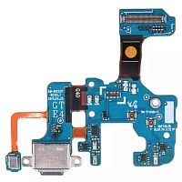 Шлейф Samsung N950U Galaxy Note 8, з роз'ємом зарядки, з мікрофоном - нижня плата