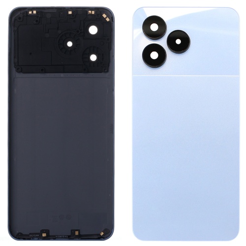 Задня кришка Realme Note 50 (блакитна оригінал Китай зі склом камери)