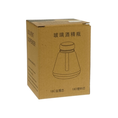 Ёмкость для спирта с дозатором Aida AD-18A, стеклянная, (180 ml) фото 4